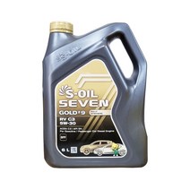 에스오일 S오일 9 RV C3 5w30 가솔린 엔진오일, 에스오일9 RV C3 5w30(6L)