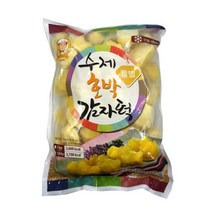 (냉동)바우네 웰빙 호박감자떡1.5kg2kg 개별포장떡/찹쌀떡/영양떡/쑥떡/인절미/빵/간식떡/절편/두텁떡/가래떡, 단일 수량, 1.5kg