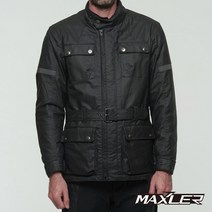 맥슬러 예거 하프 코트 / Maxler JAEGER HALF COAT / 풀보호대 라이더 자켓 / 오토바이 모터사이클 자켓, 블랙