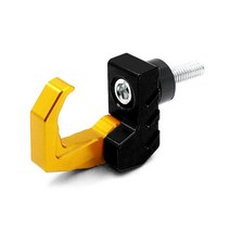 오토바이 짐대 수하물 헬멧 후크 핸들 바 마운트 모터 전기 자전거 스쿠터 홀더 가방 행거 사이클링 액세서리, Golden