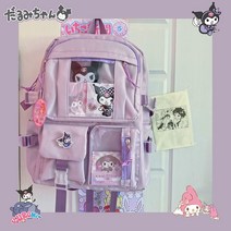 산리오 마이멜로디 쿠로미 시나모롤 컬러 백팩 가방 선물 세트GT590