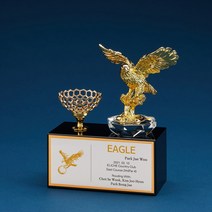 이글패 골프트로피 싱글패 홀인원트로피 이글밸런스(골드), 1개