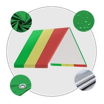 지붕방수포 지붕방수시트 방수 그네 세트 차양 레인 지붕 놀이터 캐노피, 7.Red Yellow Green