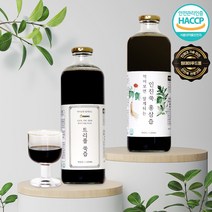 [원데이푸드] 먹어보면 알게되는 트리플 인진쑥 개똥쑥 강화약 쑥즙 & 6년근 홍삼즙, 인진쑥홍삼즙 1000ml 2병, 1개