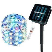 led전광판 태양광 Led 조명 22mm7m 야외 장식용 램프 정원 방수 패어리 화환 스트링 라이트, [03] Multicolor, [11] 42M 400LED