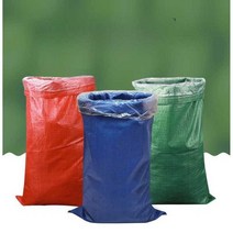 폐기물 마대 낙엽 재활용 분리수거 공사현장 톤백, 블루라이너 80cmx120cm (20개)
