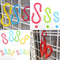 S자고리 타공판고리 매쉬망걸이, 특소(12P)