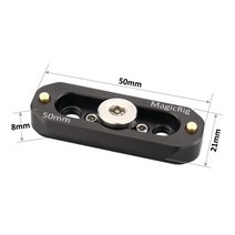 카메라 퀵 릴리스 플레이트 어탭터 삼각대 퀵슈 MAGICRIG-Dslr 안전 나토 레일 ARRI 로케이팅 나사 및 케이지 용 1/4 
