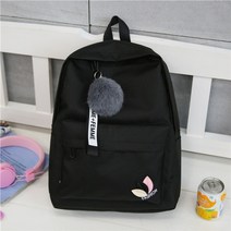 디자인빅팩 고급백팩 튼튼한백팩 방수배낭 새로운 한국어 나일론 인쇄 솔리드 배낭 소녀