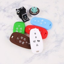 [3G MALL] 현대 2021 투싼 NX4 디 올뉴 투싼 5버튼 7버튼 스마트키 실리콘 키케이스, 5버튼_레드