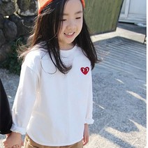 소년마켓 눈눈자수 아동기본면티 *가족티*