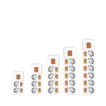 현대일렉트릭 국내 개별 스위치 멀티탭 멀티코드 16A 2구 3구 4구 5구 6구 방수방진, 1.5M