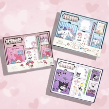 산리오 다이어리 꾸미기 세트 시나모롤 마이멜로디 쿠로미 다꾸풀세트, 쿠로미세트