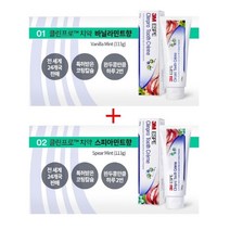3M 클린프로 투스크림 기능성치약 2+2 치아미백 구취 셀프치석제거 불소함유 치과의사추천 안전한치약, 바닐라민트향 3개+스피아민트향 1개