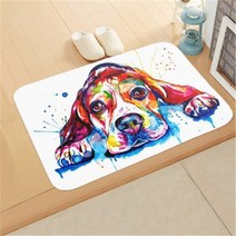 만화 개 안티-슬립 도어 매트 40*60cm 실내 복도 발코니 벨벳 깔개 거실 욕실 카펫 홈 장식, 015