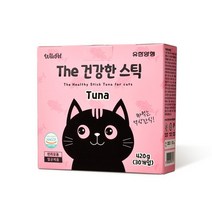 유한양행 더 건강한 유산균 고양이스틱 6종 30p box, 참치 30p