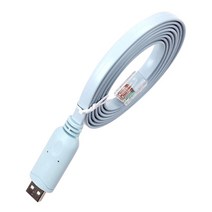 노트북 충전기 모델 호환 1pc 1.8M USB To RJ45 RS232 Serial CAT5 콘솔 어댑터 Cisco 라우터 용 케이블 코, 한개옵션0