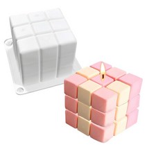 캔들몰드실리콘 3D 버블 큐브 캔들 실리콘 몰드 홈 데코 향기로운 수제 초콜릿 디저트 케이크 베이킹 도구, 06 F