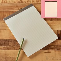 A4 유선 노트패드 A4 떡메모지 학습 노트