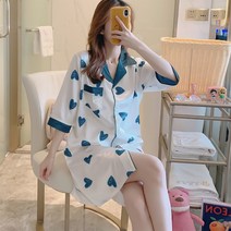 로로스키니 여성 7부 원피스 잠옷 실내복 홈웨어 LS0654