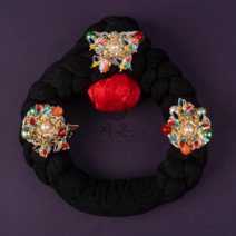 유아용 털실 가채, 떨잠세트추가, 1개