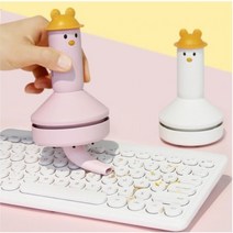 내 책상 위 미니청소기 오리데스크탑 C503 큐티오리 심플오리 usb 충전용 청소기, 심플오리(503-1)-색상랜덤