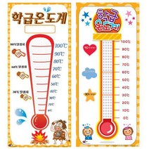 슈퍼쌤 학급온도계 (2종혼합세트 협동학습용)