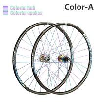 산악 로드 자전거 휠 휠셋 바퀴 타이어 TANKE MTB 림 스포크 퀵 릴리스 HG 28 홀 허브 135 142 디스크 브레이크 26 275 29er, 3.색상 A  275er28 Holes