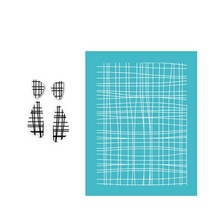 도자기공예 만들기 도구 물레 DIY폴리머 클레이 재사용 가능한 메쉬 전송 인쇄 귀걸이 쥬얼리 제작 용 4 가, 04 MSW001-4 10.3x13.9cm