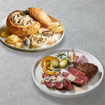 애슐리 트러플크림 수비드 스테이크 2인분＋ 퀵앤이지 봉골레 크림 빠네 파스타 1인분