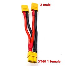 XT90단자 xt90케이블T플러그 XT60 TRX 병렬 배터리 커넥터 남성/여성 케이블 듀얼 확장 Y 분배기 RC 2/3Wa, 11 CR-637D
