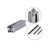 알루미늄 프로파일 부품 쫄대 홈 커버 20용 검정 3M