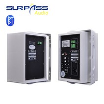 한쌍의 벽걸이 블루투스 스피커 ABS 소재 형 액티브 D 클래스 파워 앰프, one pair_EU Adapter