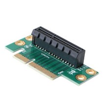pci express pci e 4x 어댑터 라이저 카드 90도 라이저 컨버터 1u2u 서버 섀시 컴퓨터 2гб, 없음