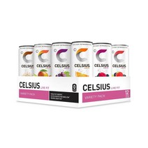 셀시어스 피트니스 에너지 드링크 버라이어티팩 12온스(355ml) 12캔, 355ml