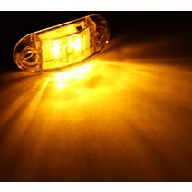 스탠다드메카닉 중장비 부품 트레일러 트럭용 12v24v led 사이드 마커 라이트 캐러밴 사이드 클리어런스 마커 라이트 램프 led 트럭 앰버 레드 화이트 9-30v DIY, 호박색
