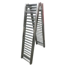 화물 하역 상하차 컨베이어 레일 접이식 롤러 테이블, 아연 도금 500mm 내부 너비