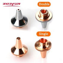 용접노즐 용접 절단 튜브용 3D 레이저 노즐 Raytools BT240S BM109 WSX HAN39S Precitec 순수 구리 단일 및 이중층 크롬 M8 M6, [01] M8 Single, [06] 1.8mm, 01 M8 Single_06 1.8mm