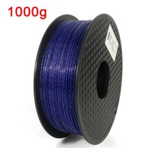 3D 프린터 필라멘트 PLA 1.75mm 빛나는 무지개 승화 인쇄 재료 스파클 블랙 퍼플 블루 골드 오렌지, 11 Shining blue- 1kg