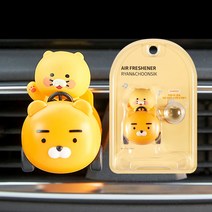 카카오프렌즈 차량용 방향제 라이언 춘식이 송풍구 리필 차방향제, 라이언춘식이 방향제