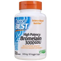 닥터스베스트 브로멜라인 3000GDU 고효능 500mg 90캡슐