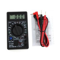 고정밀DT-830B LCD 디지털 멀티 미터 미니 핸드 헬드 전압계 AC/DC 750/1000V 옴 전류전압측정 프로브, 02 Bla공구 Without box