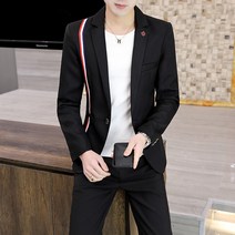남성 정장 세트 과 새 슬림 잘 생긴 두 신랑 드레스 최고의 영국 비즈니스 셋업 수트