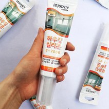 모아 하우징 실리콘(튜브형무초산용) 백색 틈새차단 고무바킹 방수 곰팡이방지 창틀, 본품, 본품