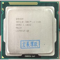 PC 인텔 코어 i3-2100 i3 2100 프로세서 (3M 캐시 3.10 GHz) LGA1155 데스크탑 CPU 100% 제대로 작동