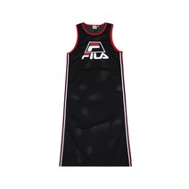 FILA 여성 레귤러핏 B.B 로고 롱 원피스 FS2OPB2157F_BLK