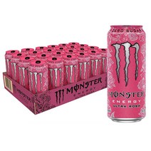 Monster Energy - 몬스터 에너지 울트라 로사 무설탕 드링크 473밀리리터 24개