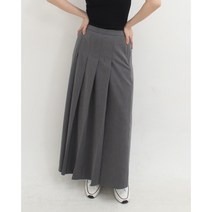 비비 플리츠 롱스커트 여성 봄신상 주름 치마 모던 시크룩