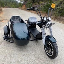 전기 할리 바이크 전동 오토바이 운전 조종 핸들 공용, 60V, 부분 삼륜 2000W 모터 35A 리튬 배터리, 1개