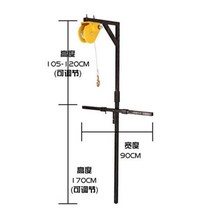 수동 크레인 리프트 외부 실외기 에어컨 단독 작업, 핸드 윈치 20 미터, 1개